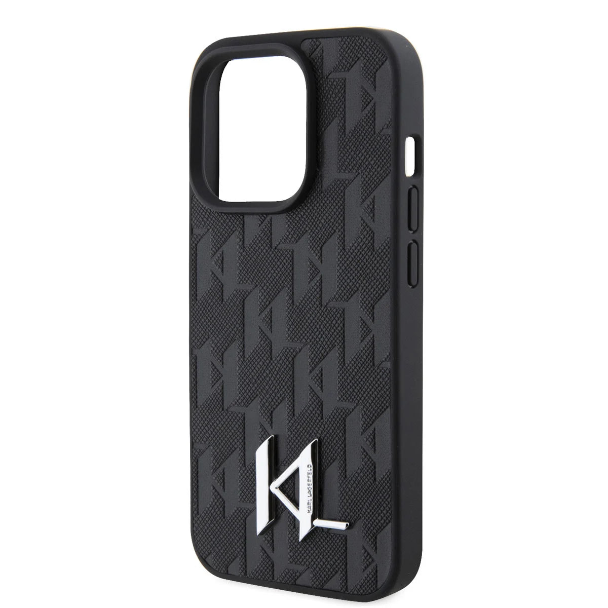 Karl Lagerfeld iPhone TPU Hardcase-Rückseite - Hot Stamp - Schwarz